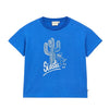 arsene & les pipelettes siesta t-shirt cobalt blue