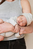 gray label baby beanie grey melange/cream