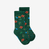 bobo choses blossom all over 2-pack baby socks green