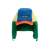 bobo choses color block sheepskin chapka multi
