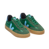 veja volley elastic laces leather sneakers golf aqua natural