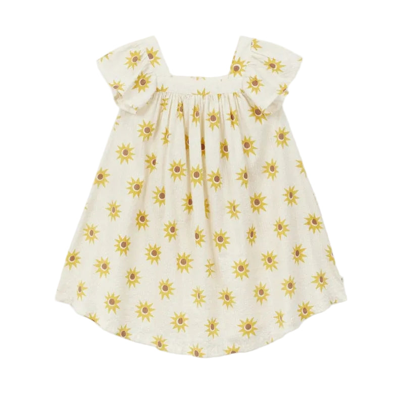 arsene & les pipelettes sun dress yellow