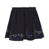 bonton misia velvet skirt blue
