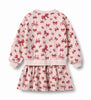 wheat maggie sweat dress bows