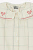 bonton mesange baby dress carreau winter