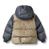 wheat shoore puffer jacket grey stone