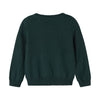 marmar copenhagen tano baby sweater dark leaf pattern