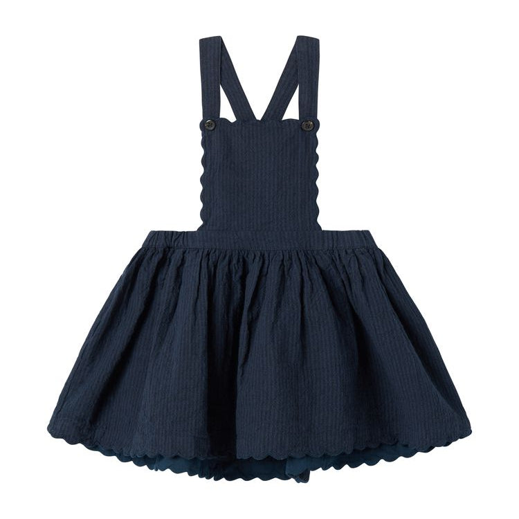 marmar copenhagen danara dress dark blue stripe