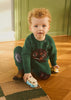 molo sol knit baby pants dachs puppy