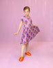 oilily djerry dress purple/blue