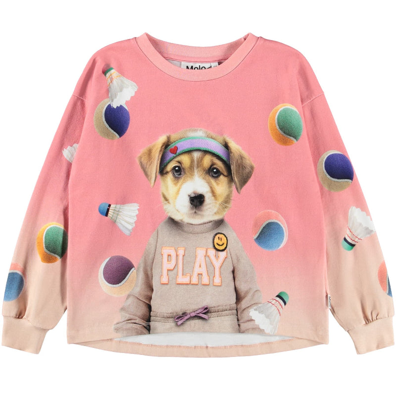 molo raeniza long sleeve t-shirt game pup