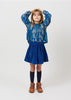 arsene & les pipelettes pine blouse blue