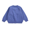 bobo choses stamp bloom baby cardigan purple