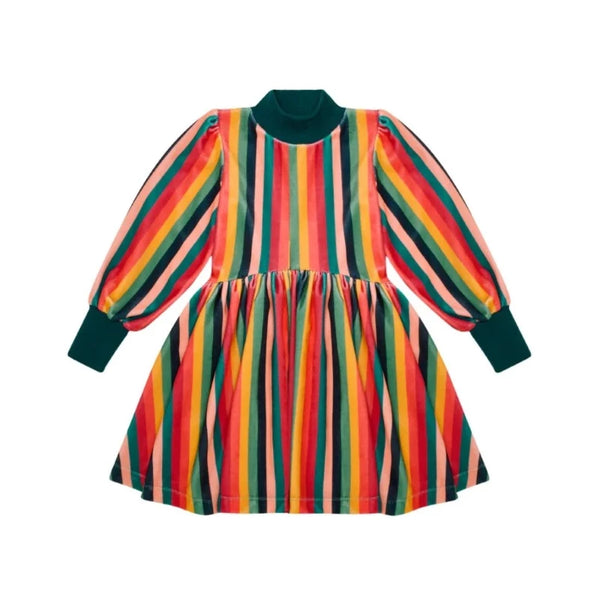 the middle daughter round up dress multi-stripe