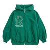bobo choses mr footish hoodie dark green