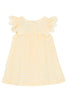 tartine et chocolat gingham smocked dress yellow