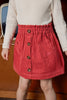 bonton elizabeth corduroy skirt rose