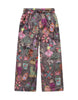 oilily pling paris print velvet pants taupe