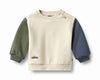 wheat elliot embroidery baby set off white