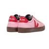 veja volley elastic laces leather sneakers guimauve pekin bark