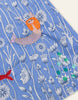 oilily disona dress lotus ultramarine