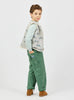 arsene & les pipelettes striped trousers green
