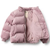 wheat canmoe puffer jacket lavender