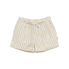 arsene & les pipelettes vichy baby shorts beige