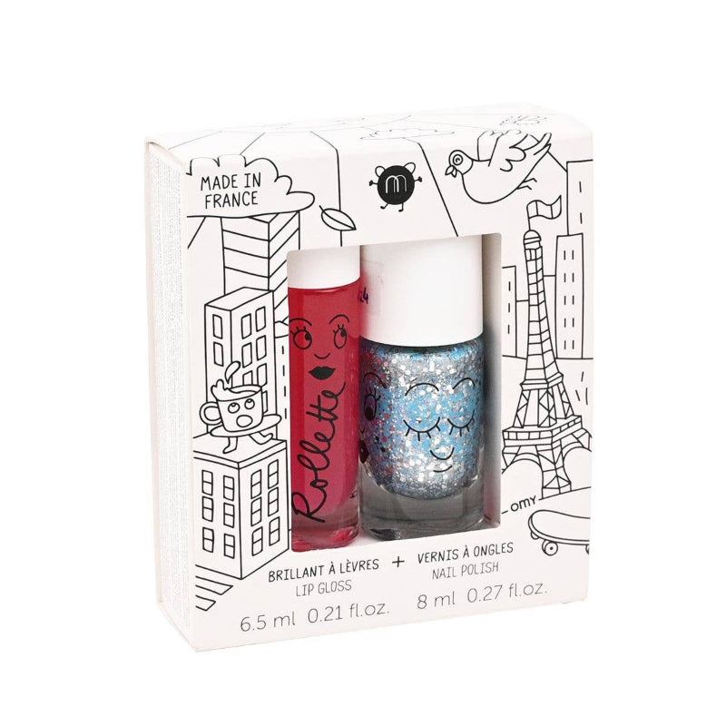nailmatic nail polish + lip gloss set magic