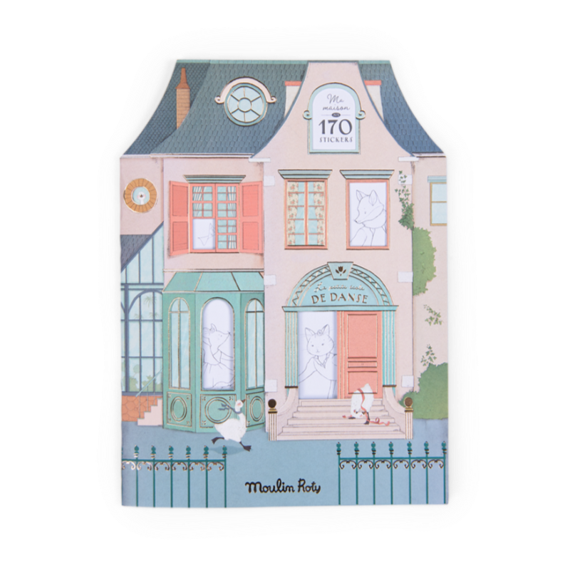 moulin roty coloring book with stickers little school of dance