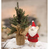 mouse santa ornament