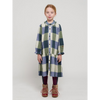 bobo choses plaid check jacquard woven dress