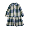 bobo choses plaid check jacquard woven dress