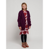 bobo choses big b cardigan plum