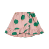 bobo choses green tree all over ruffle skirt
