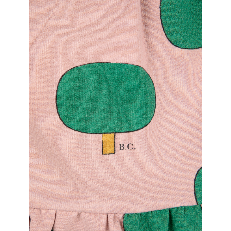 bobo choses green tree all over ruffle skirt – kodomo