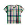 bobo choses madras checks woven baby shirt multicolor