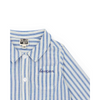bonton pan striped shirt blue/cream