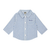 bonton pan striped shirt blue/cream