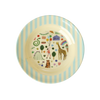 rice kids melamine bowl fun fair mint print