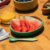 oli & carol wally the watermelon plate & spoon set