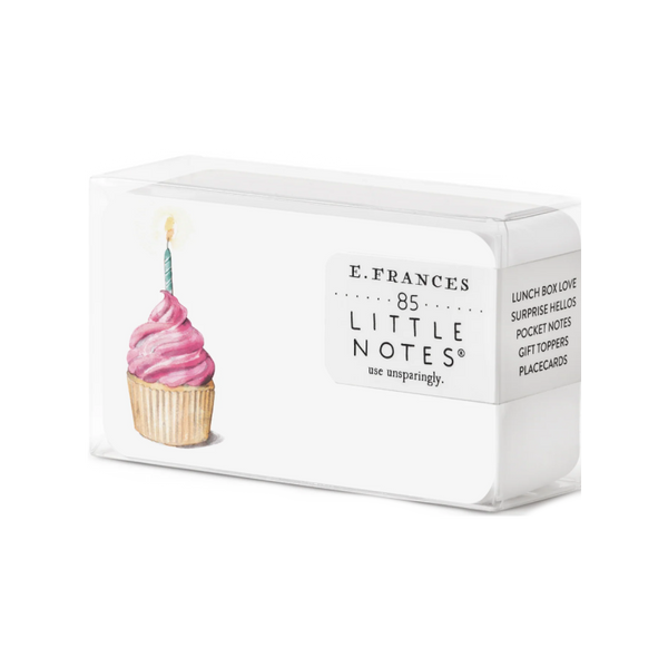 e. frances pink cupcakes little notes