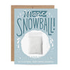 inklings paperie blue holiday card & magic snowball 