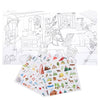 moulin roty coloring book with stickers explorer