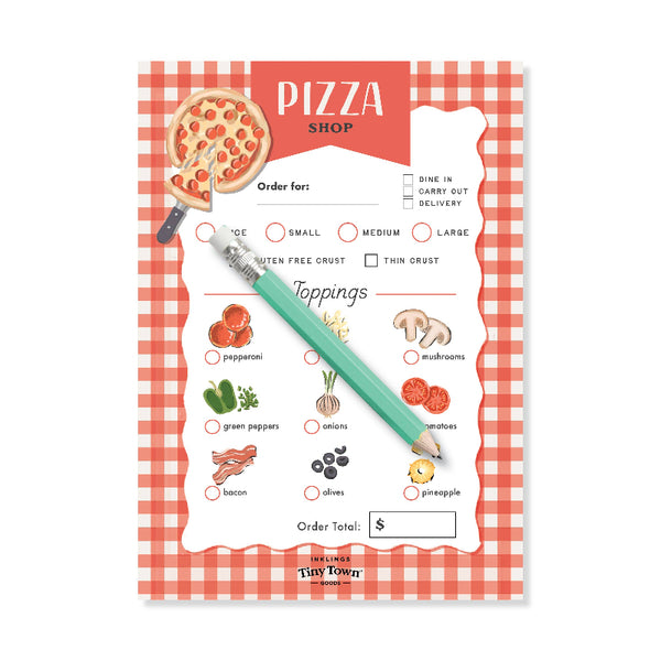 pizza shop play notepad
