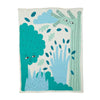 donna wilsom green trees cotton mini blanket