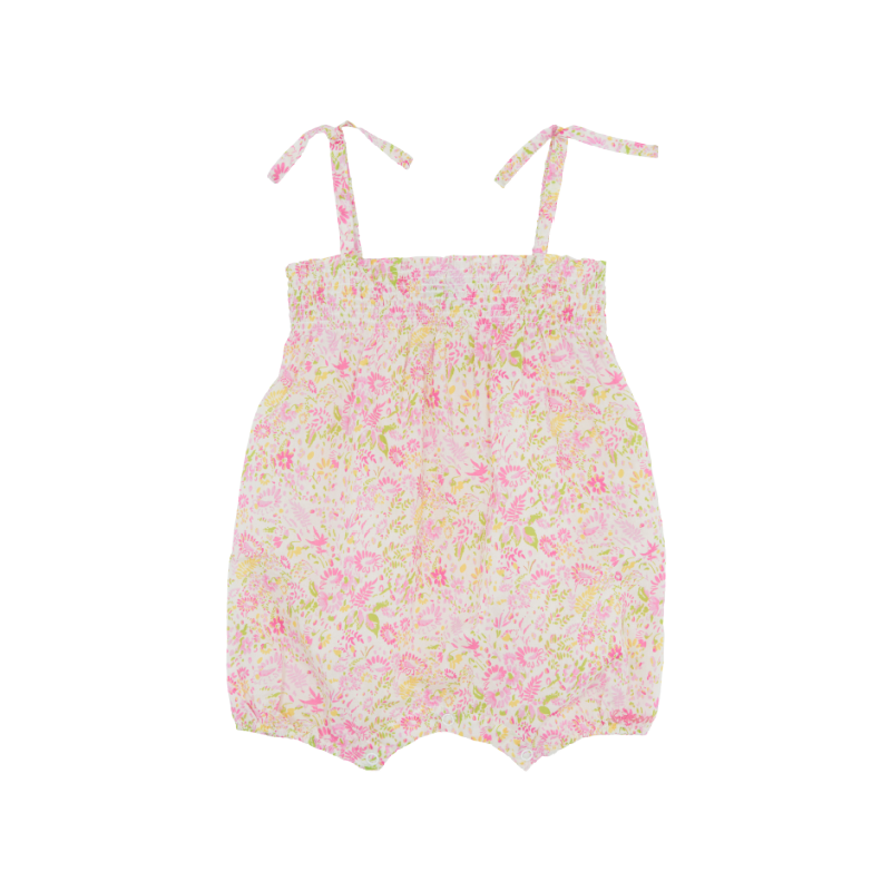 bonton calina baby romper pretty flowers