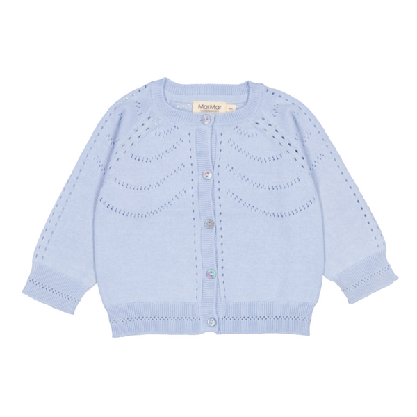 marmar copenhagen tilja baby cardigan cloudy blue