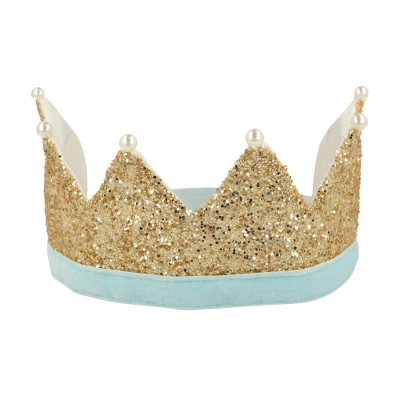 meri meri gold and pearl party crown