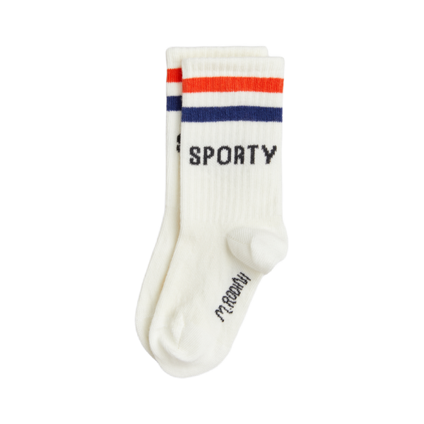 mini rodini sporty socks white